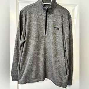 Men’s Callaway 1/4 Zip Pullover, Gray, Medium